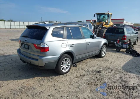 2008 BMW X3 3.0Si z USA, uszkodzony, nr VIN WBXPC93438WJ20119